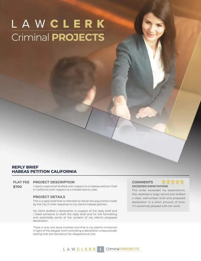 Preview of the Criminal Sample Projects sample projects