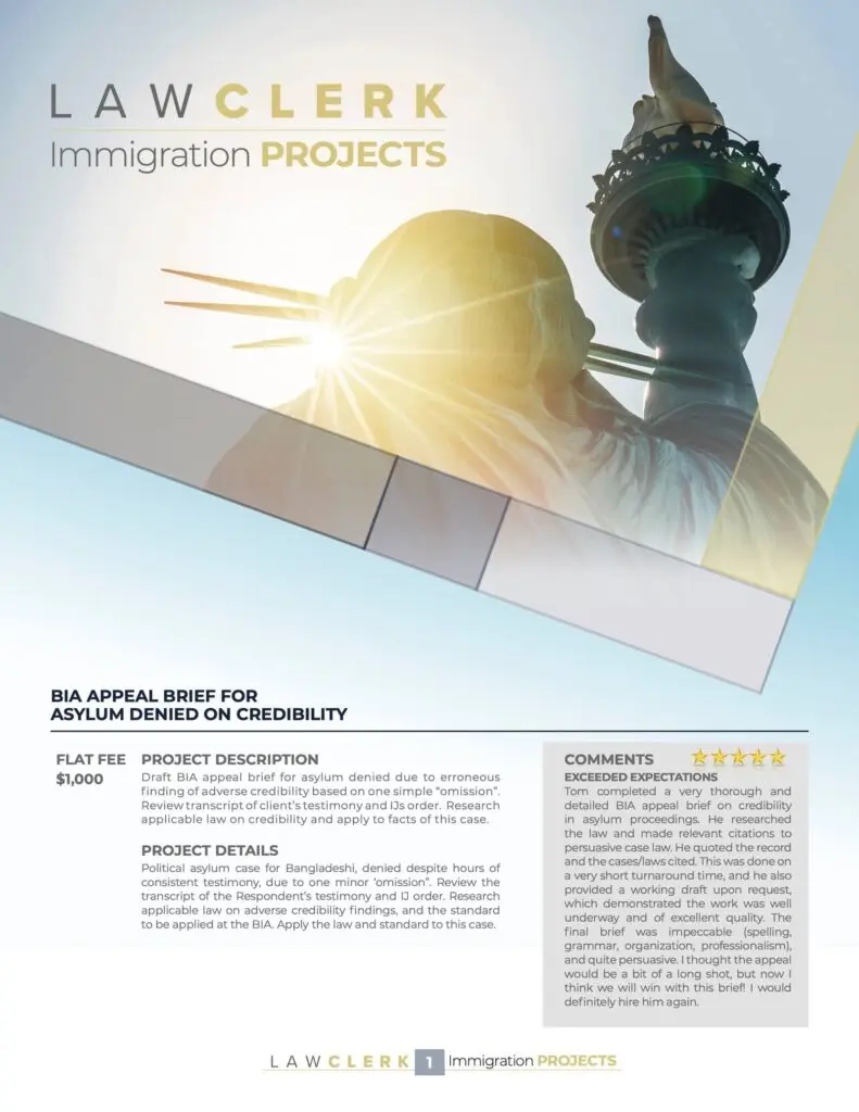 Preview of the Immigration Sample Projects sample projects