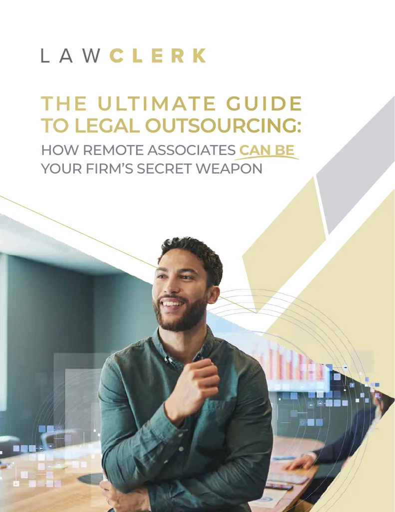 Cover of the Ultimate Guide to Legal Outsourcing