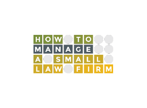 how to manage a small firm logo