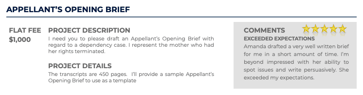 Appellant's