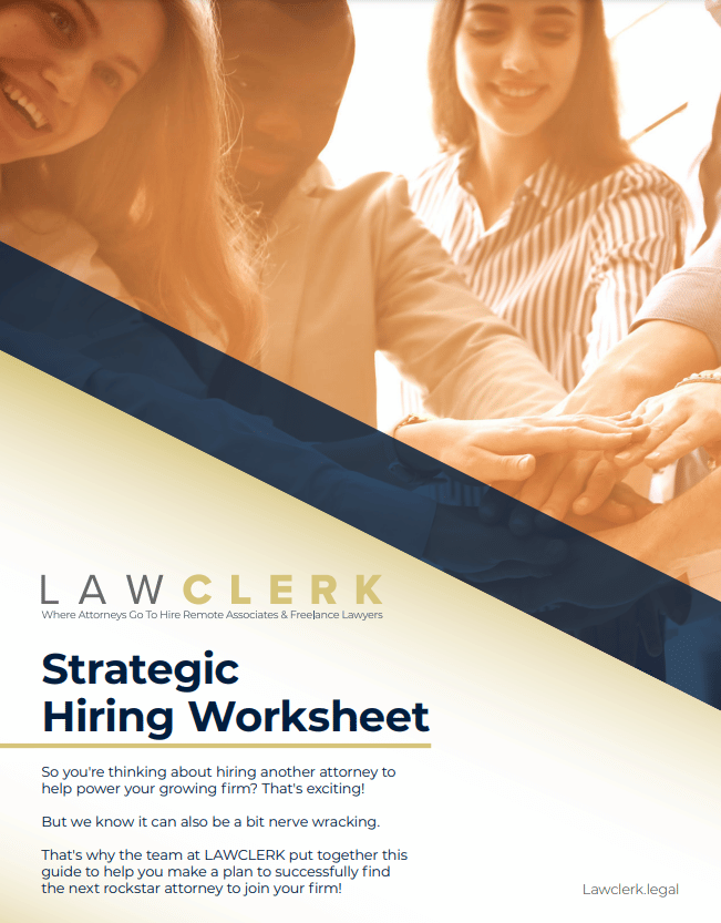 Strategic Hiring Guide cover page